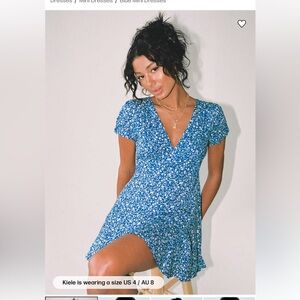 The Sting Mini Dress Blue